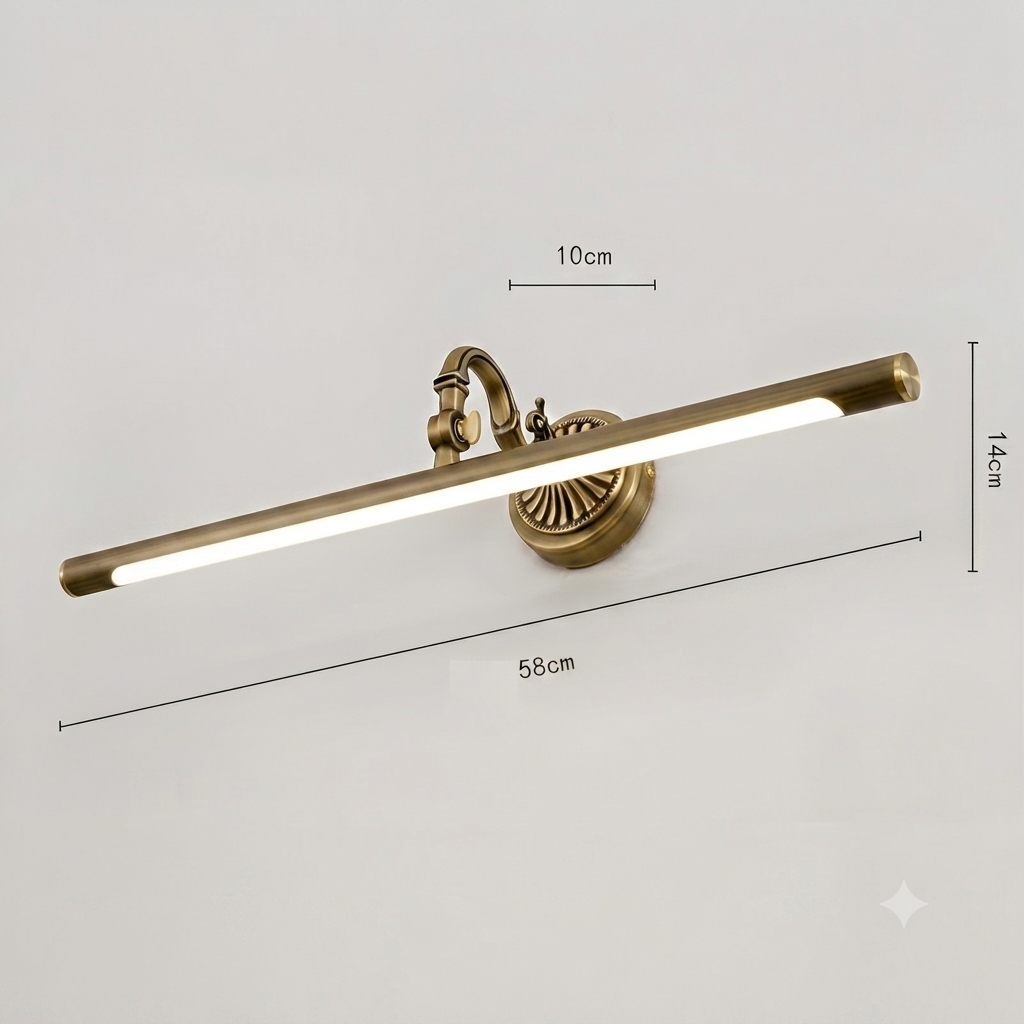 Art deco inspired sculptural copper art lamp for modern, luxurious living spaces