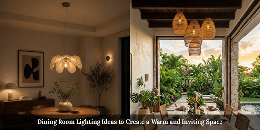 dinning room pendant light, dinning room lighting ideas with rattan pendant light and rattan chandelier