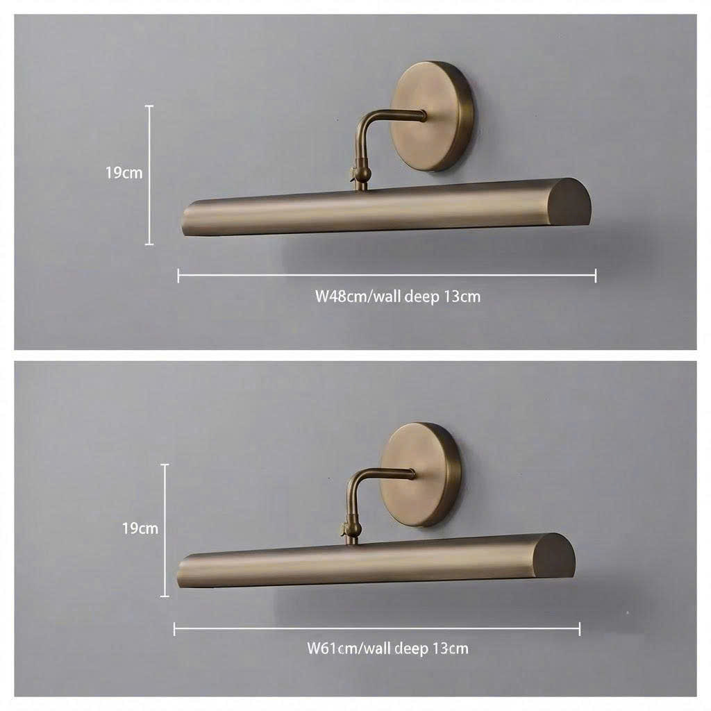 Minimalist Copper Picture Light – Sleek Slim-Profile Art Display Sconce