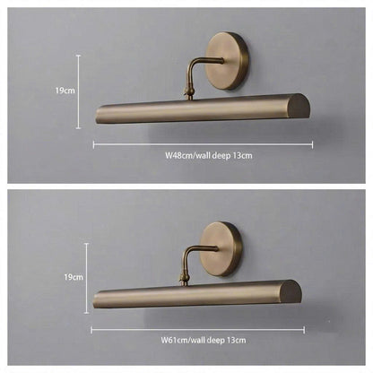 Minimalist Copper Picture Light – Sleek Slim-Profile Art Display Sconce