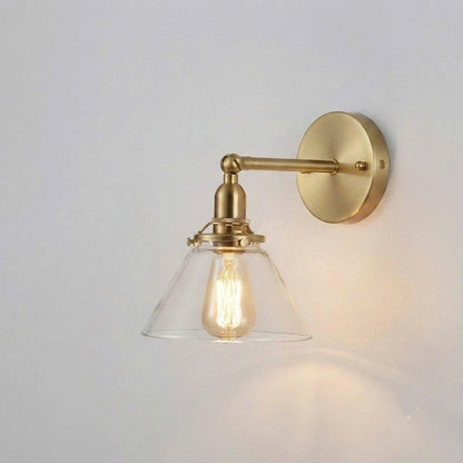 Luxurious art deco inspired copper lighting for statement walls