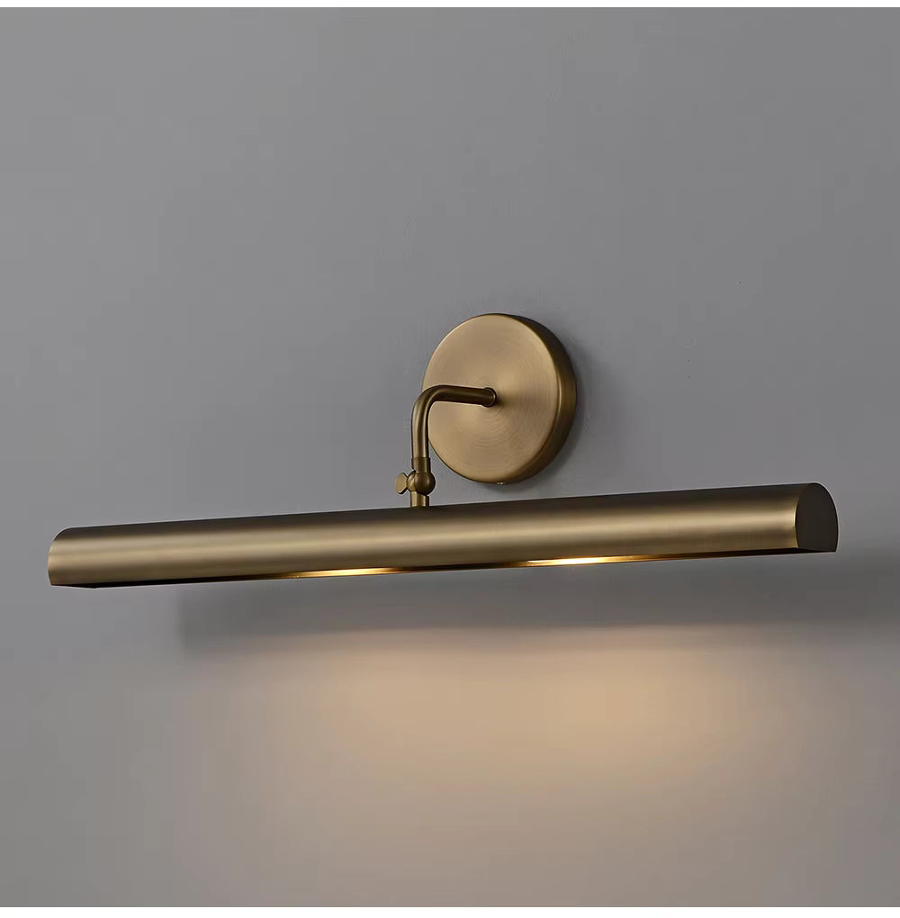 Sustainable handcrafted brass finish picture light for eco-friendly art gallery illumination