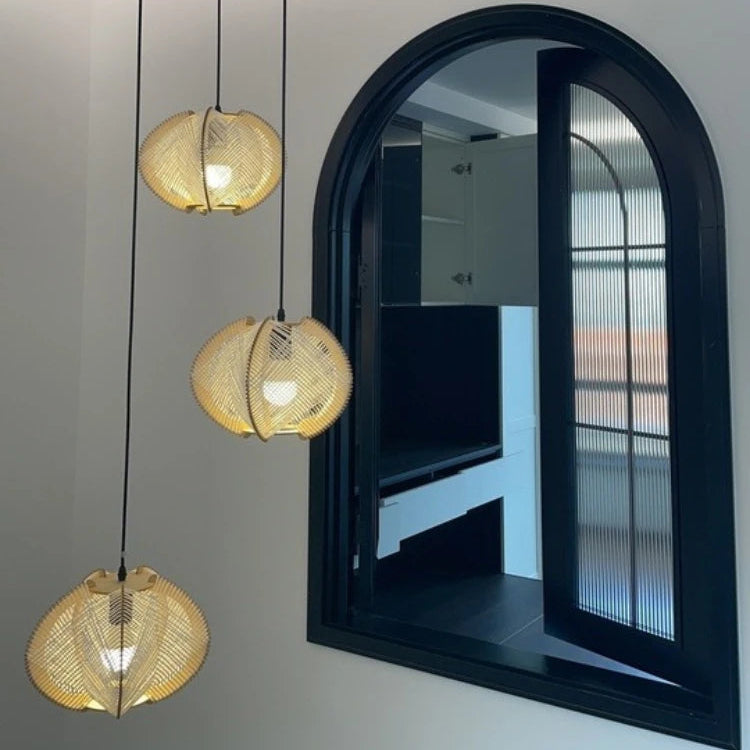Japandi designer ceiling pendant for cozy home