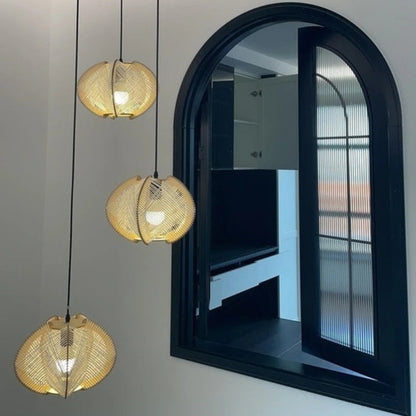 Japandi designer ceiling pendant for cozy home