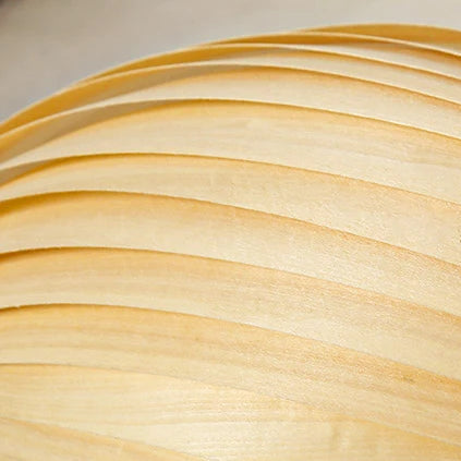 Ceiling pendant in Modernism style, made with wood, adding sculptural interest to your interior lighting scheme.