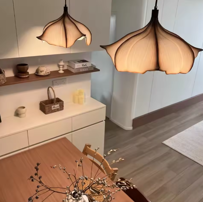 Ceiling pendant in Organic modern style, featuring Wood Mix Resin material, ideal for Wine cellar decor, providing ambient, task, and mood lighting.