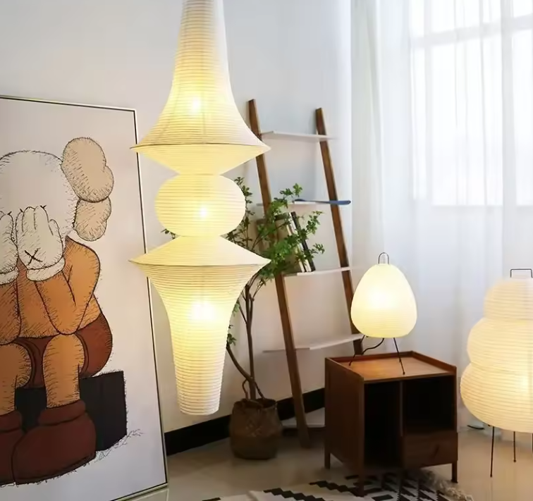Premium designer rice paper light for modern interior