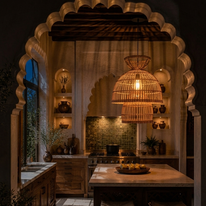 Elegant multi-layer pendant light for dining room to enhance organic elegance