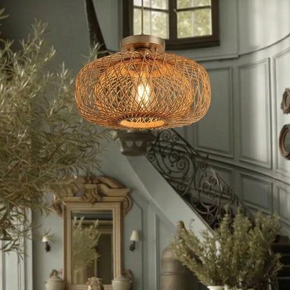 Geometric patterned iron mesh flush mount ceiling fixture in deep matte black.