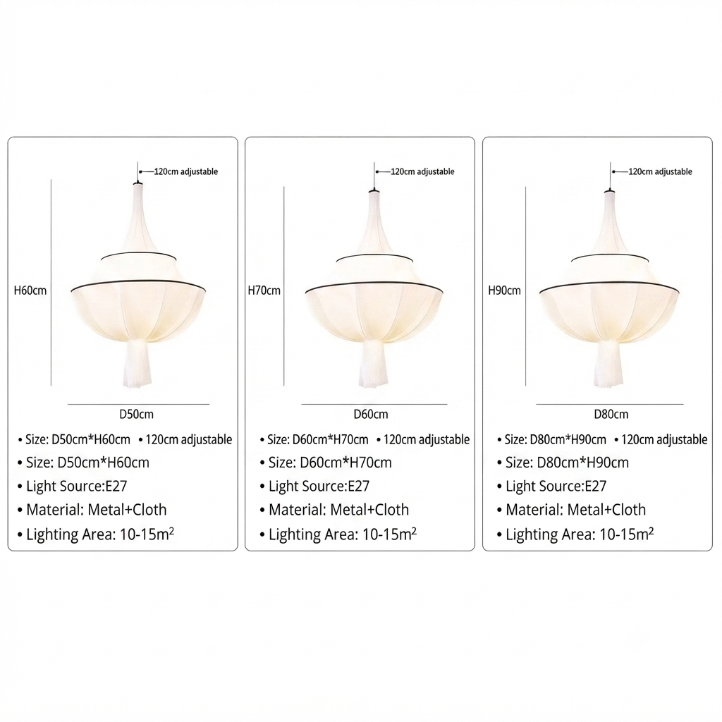 Hanging lamp in Handmade Natural style, featuring Fabric material, perfect for Dining table lighting, ideal for ambient and mood lighting.
