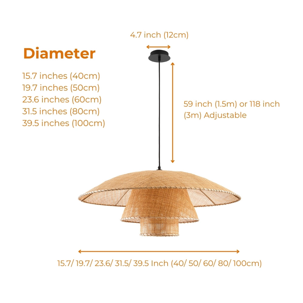 Modern Nordic wicker ceiling fixture with a majestic multi-tier structure, emphasizing symmetrical architectural form and clean minimalist warmth.