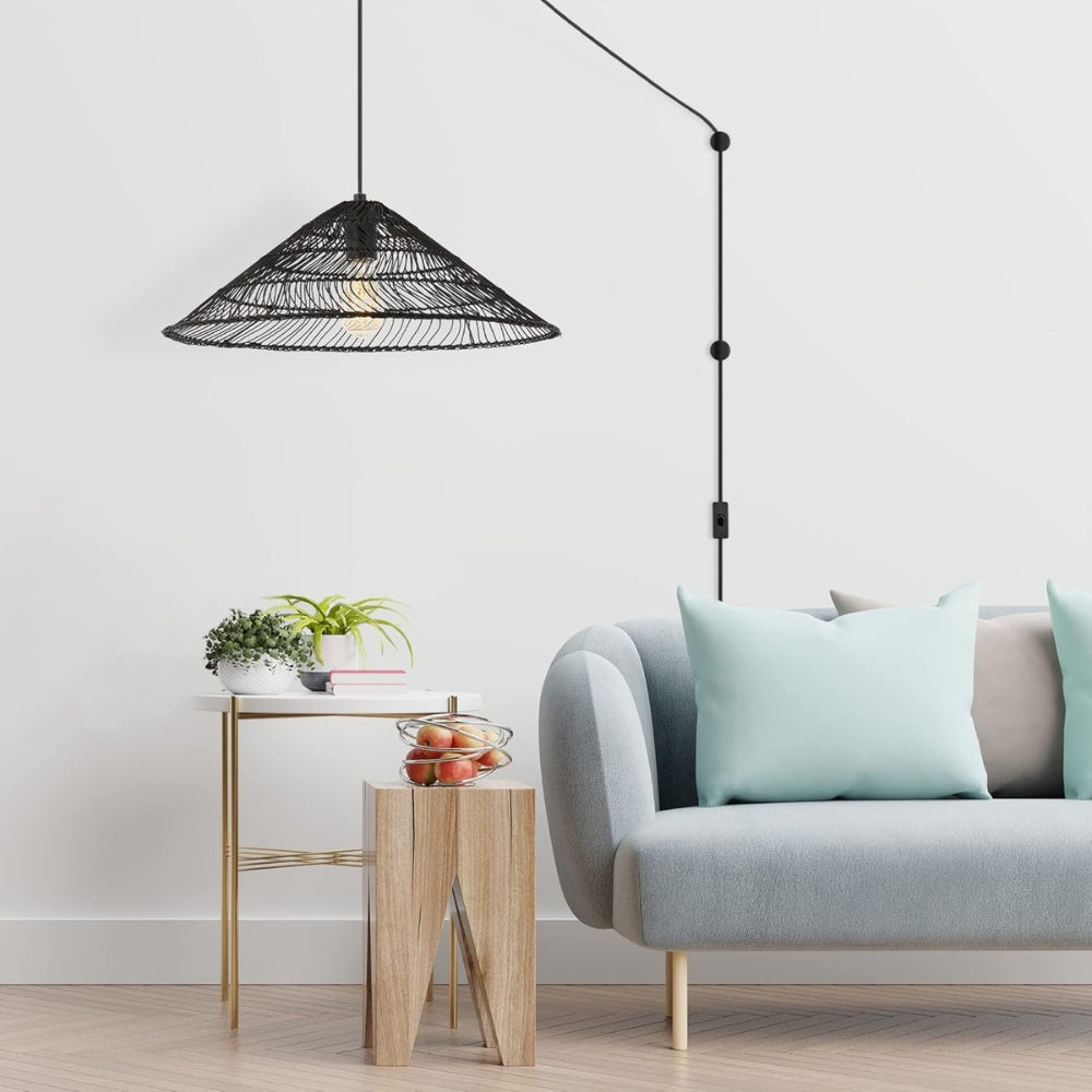Mid-century modern cone pendant light, minimalist design