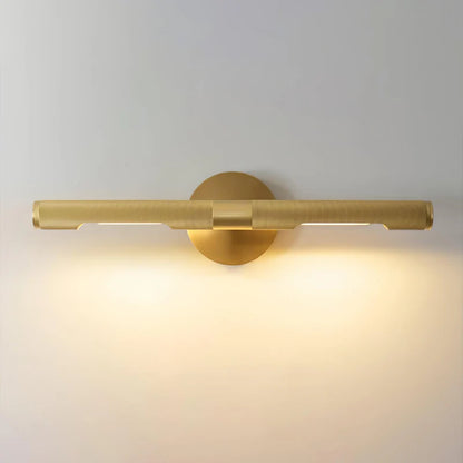 Minimalist natural copper picture lamp for bedroom mood and art lighting