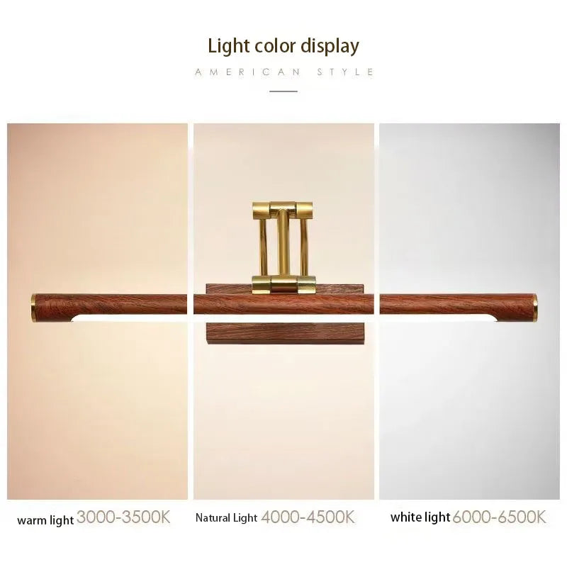 Neoclassic style sculptural wood picture lamp for high-end natural resort decor