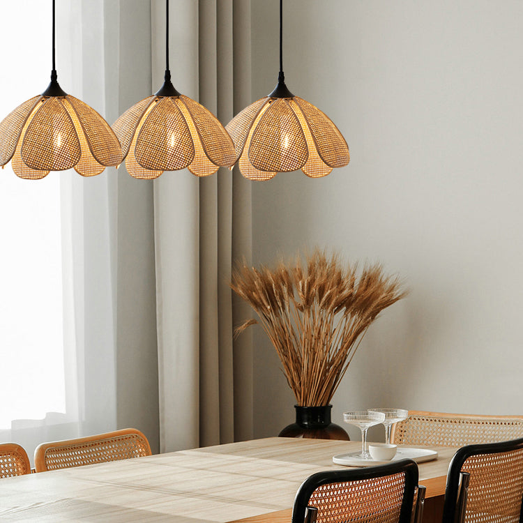 Nordic essence flower shade hanging lamp