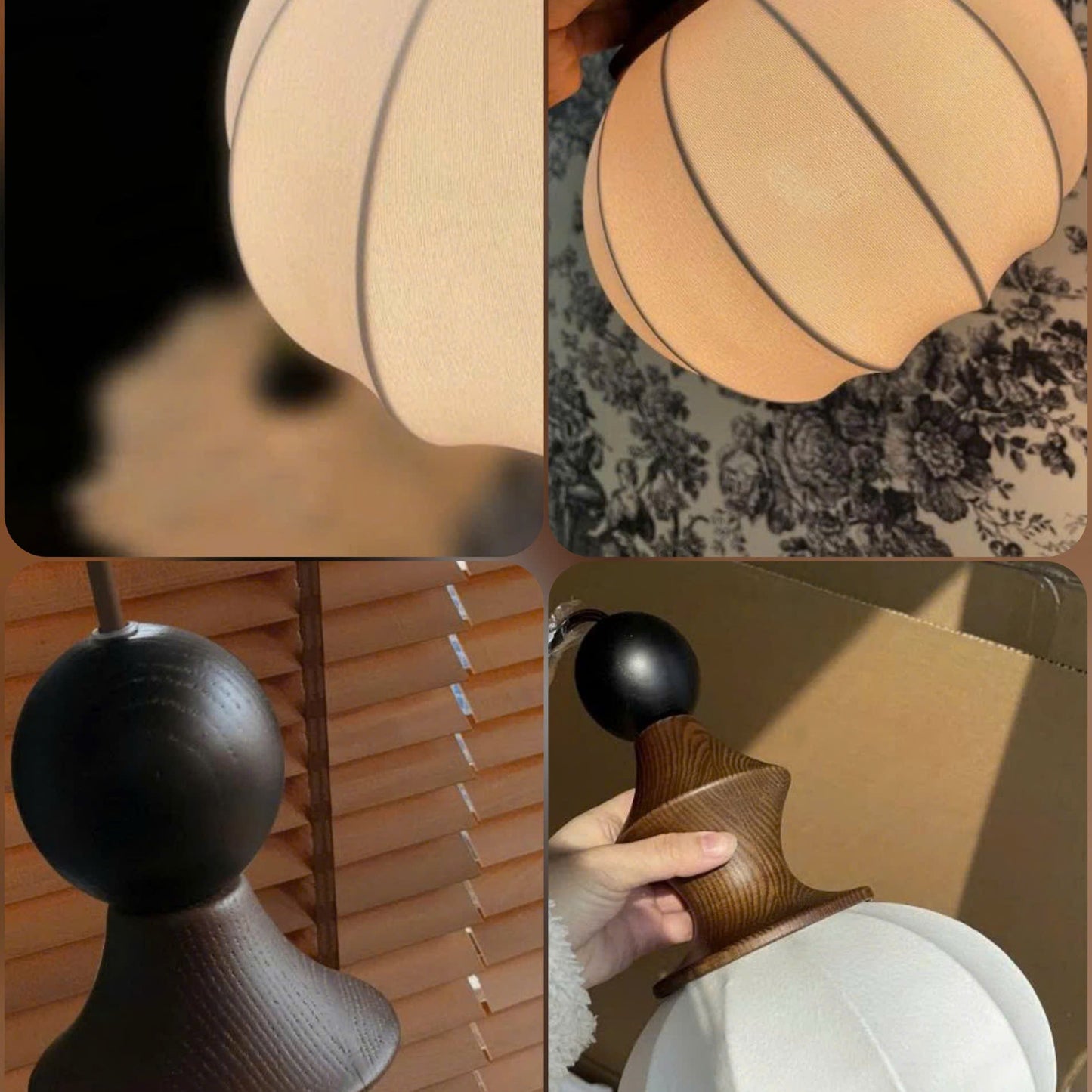 Pendant light in Modern style, featuring Wood Mix Cloth material, ideal for Living room decor, providing ambient and task lighting.
