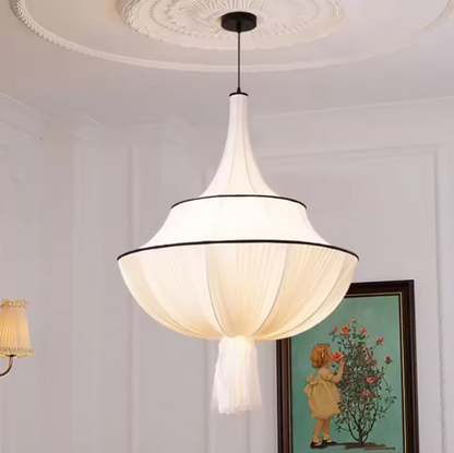 Pendant light in Scandinavian style, featuring Fabric material, perfect for Decor lighting, ideal for ambient and mood lighting.