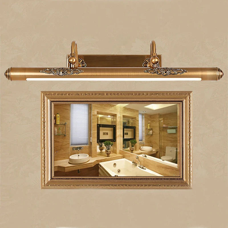 Quiet luxury style metal picture lamp for a sophisticated cozy home bathroom
