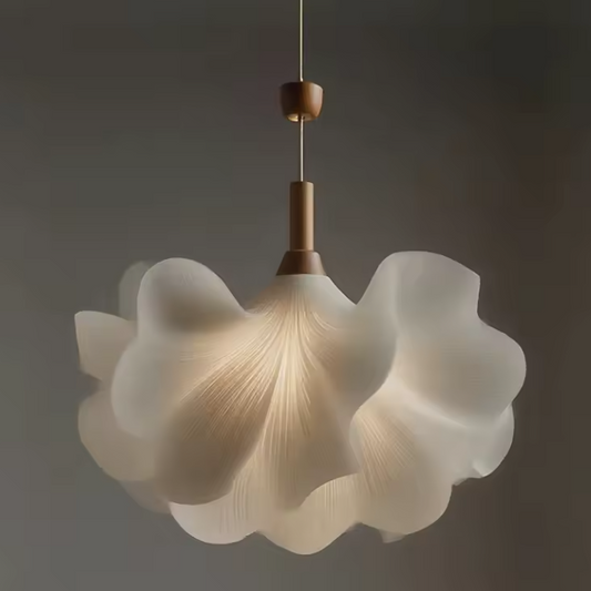 Sculptural lighting in Quiet Luxury style, featuring Acrylic material, ideal for Cozy Home decor, providing ambient, task, and mood lighting.