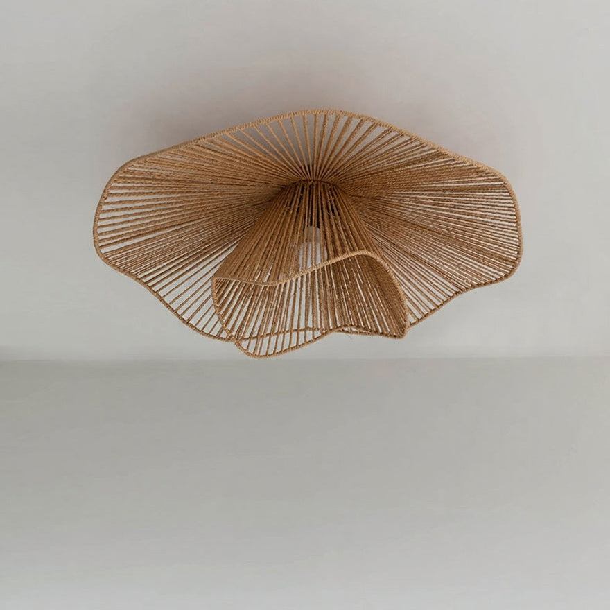 Sustainable minimalist hemp fixture crafted from pure, high-quality natural fiber for eco-friendly interiors.