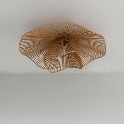 Sustainable minimalist hemp fixture crafted from pure, high-quality natural fiber for eco-friendly interiors.