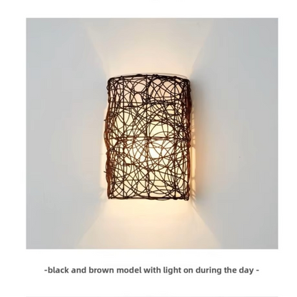 Artisanal natural rattan lighting piece representing handcrafted luxury and sustainable modern design aesthetics.