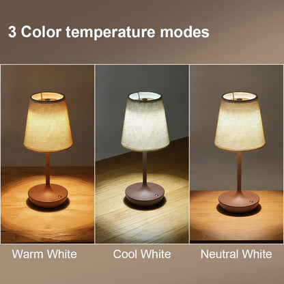 Dining Table Portable Lamp acting as Restaurant Mood Lighting for Romantic Dinners