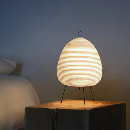 Home Office Washi Paper Desk Light adding Inspiring Minimalist Elegance to Workspaces