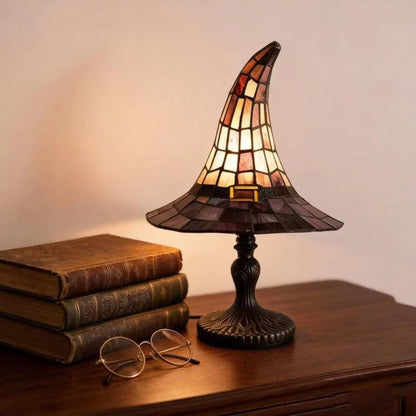 Office Desk Resin Witch Hat Lamp adding Unique Decor and Distinctive Style to Workplaces