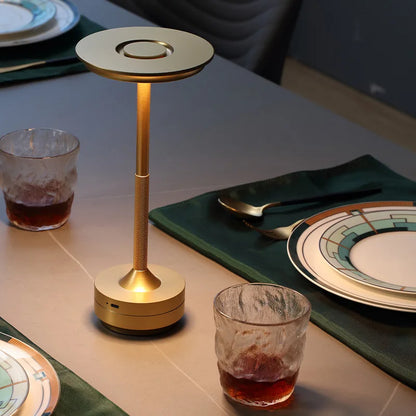 Restaurant Dining Table Wireless Atmosphere Lamp providing Intimate Mood Lighting