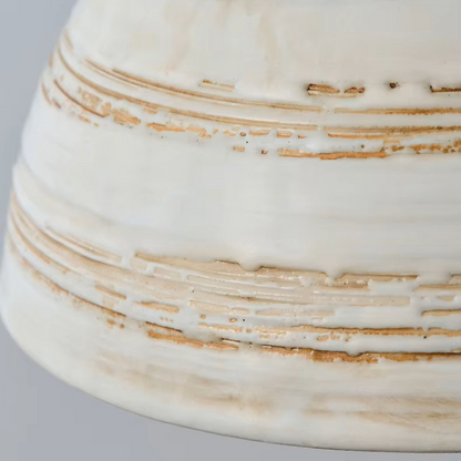Study Desk Ceramic and Wood Lamp adding Cozy Atmosphere to Home Workspaces